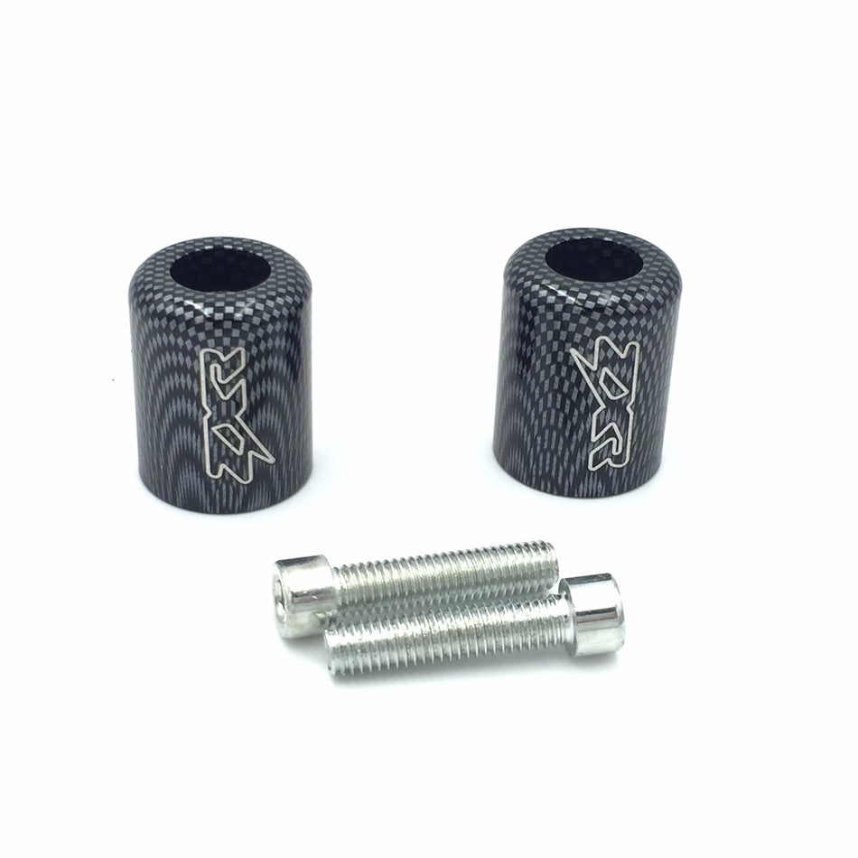 HTT Motorcycle Carbon Fiber Hand Bar Ends For Kawasaki Ninja 250 500 ZX600 ZX6 636 ZZR600 ZX6R ZX6RR 650R ZX750 ZX7 ZX7R ZX900 ZX9 ZX9R Z1000 ZX10R