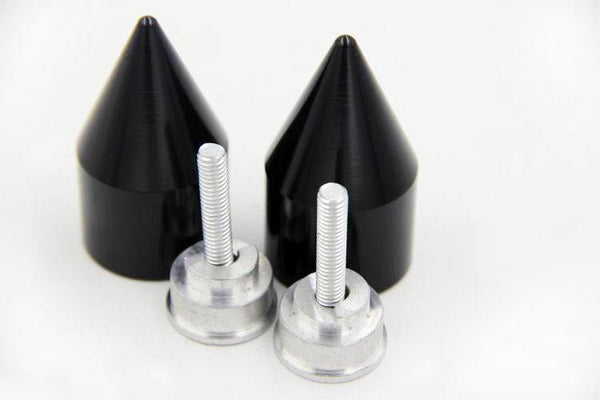 HTT Black Flat Swingarm Spools No logo 6mm Thread For Yamaha R1 YZF-R1 1998-2013/ Yamaha R6 YZF-R6 1998-2013/ Aprilia Dorsoduro 750 2008-2009