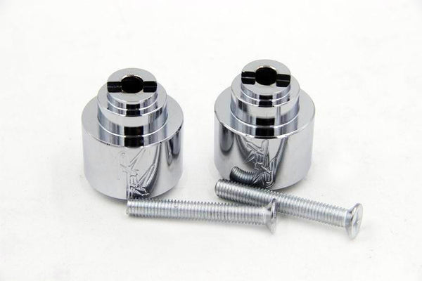 Hand Bar Ends For Honda Cbr 250 600 900 929 954Rr 1100 Rr Cbr1100Xx Rc51 Chrome