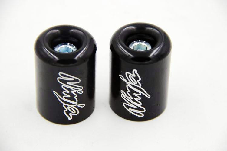 Bar Ends For Kawasaki Ninja Ex 250 Ex500 Ex650R Zx6R-636 Zrx1100 Zzr1200 Black