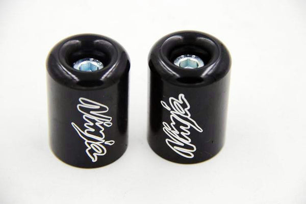 Bar Ends For Kawasaki Ninja Ex 250 Ex500 Ex650R Zx6R-636 Zrx1100 Zzr1200 Black