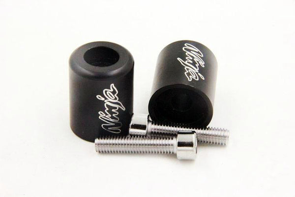 Bar Ends For Kawasaki Ninja Ex250 Ex500 Ex650R Zx6R-636 Zrx1100 Zzr1200 Black