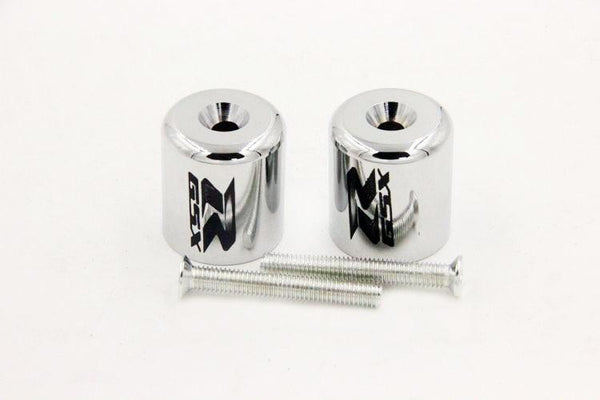 Hand Bar Ends For Suzuki Gsx-R 600 750 Gsxr600 Gsxr750 Gsxr1000 Gsxr1100 Chrome