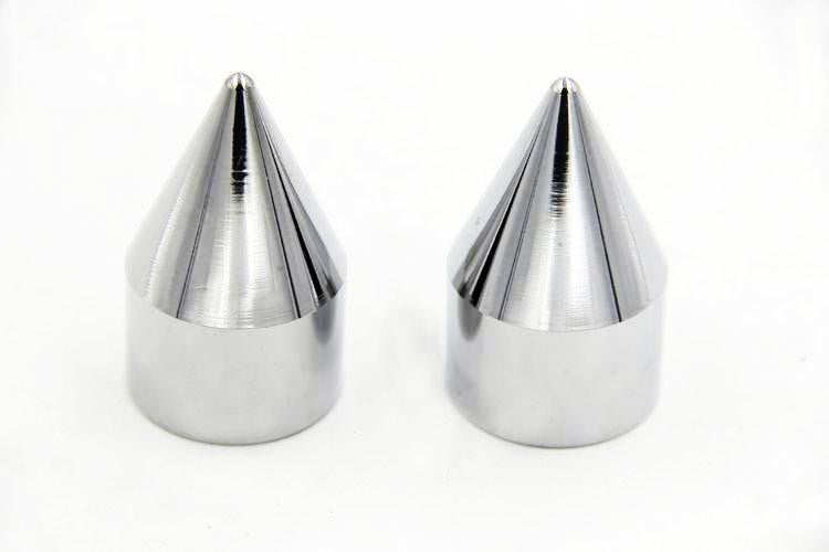 Cone Left Right Handle Bar Ends For Suzuki GSXR1000 01-05 /GSXR750 96-06 Chrome