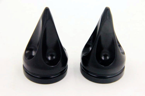 Pair Cone Handle Bar End For Kawasaki Ninja 250 500 94-07 /06-07 ZX14 Chrome