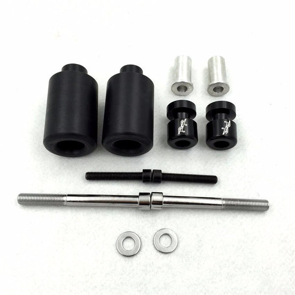 Black Swingarm Spools Frame Slider for 99-07 Suzuki Hayabusa GSX 1300R GSX-R1300
