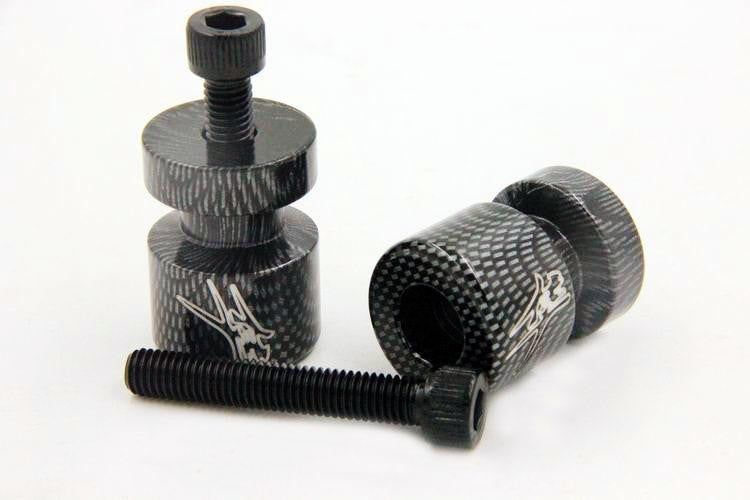 HTT Carbon Fiber Swingarm Spools "Hayabusa" Engraved Logo 8mm For Suzuki GSX 1300R Hayabusa 1999-2016/ GSXR 1000 2001-2012/ GSXR 1100 1992-1998/ GSXR 600 1992-2011