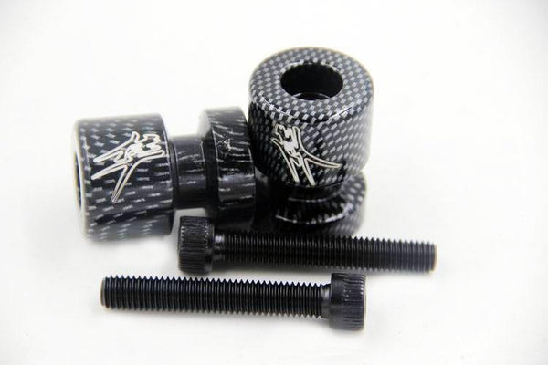 HTT Carbon Fiber Swingarm Spools "Hayabusa" Engraved Logo 8mm For Suzuki SFV650 Gladius 2009/ Suzuki SV1000 S 2003-2007/ Suzuki SV650 1999-2009