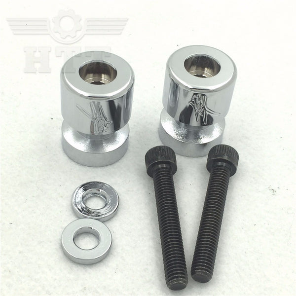 HTT Motorcycle Chrome Swingarm Spools "Sun" Engraved Logo For Suzuki GSX 1300R Hayabusa /GSF1250S Bandit/GSX 1300BK B-King /GSX-R 1000/GSX-R 1100/GSX-R 600/GSX-R 750/RF600/R