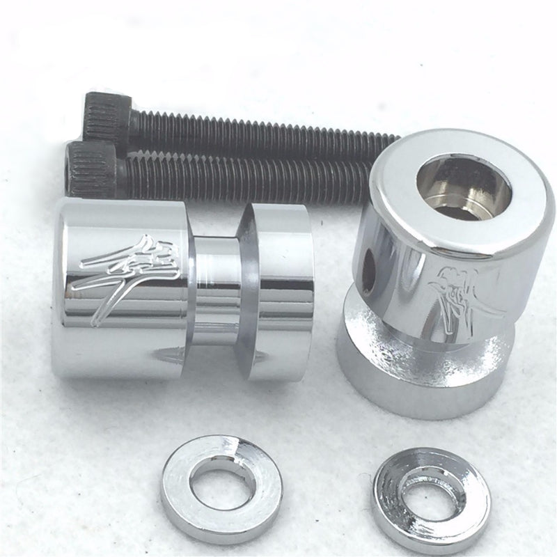 HTT Motorcycle Chrome Swingarm Spools "Sun" Engraved Logo For Suzuki RF900/R/SFV650 Gladius/SV1000/S/SV650/SV650/A/SA /SV650S/TL1000R/TL1000S