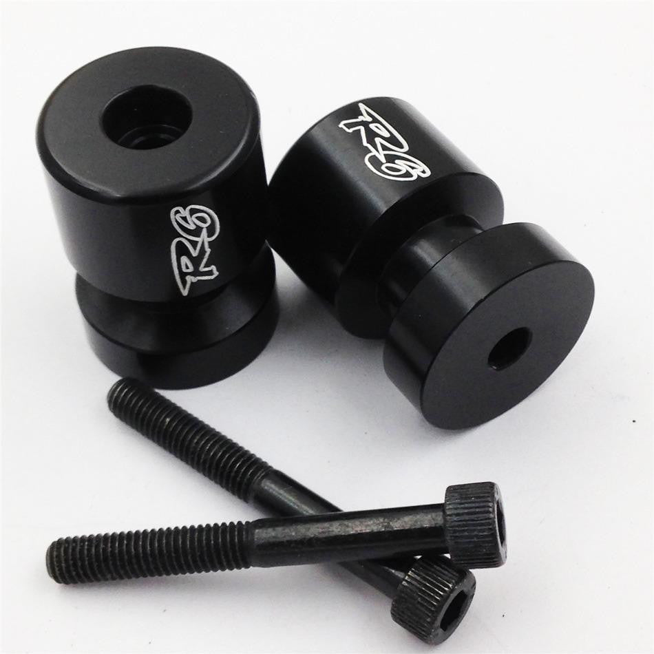 HTT Black Swingarm Spools "R6" Engraved Logo 6mm For Yamaha FZ6 2004-2008/ R1 YZF-R1 1998-2015/ XV250 Virago 2007/ YZF600R 2005
