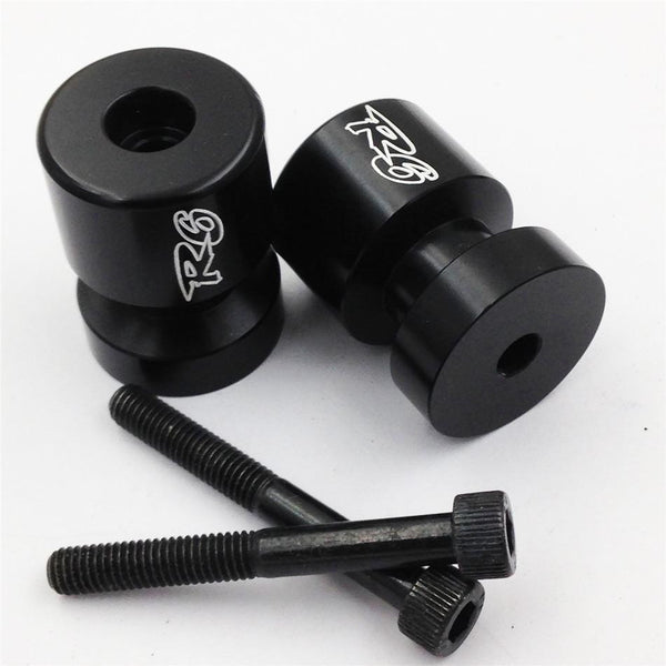 HTT Black Swingarm Spools "R6" Engraved Logo 6mm For Aprilia RSV Mille ( S / R ) 1999-2008 / Triumph Daytona 675R 2011-2012