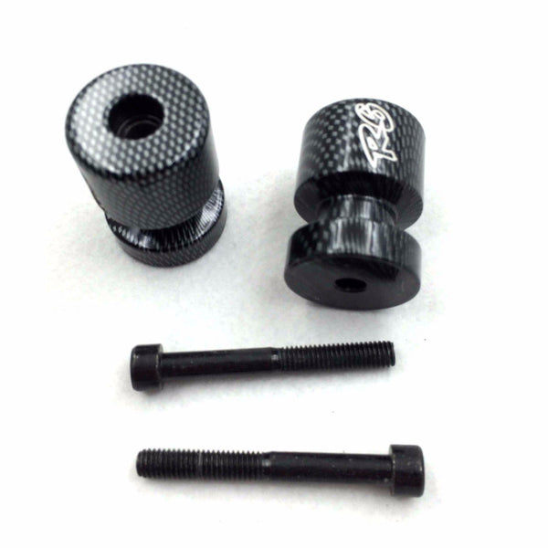 HTT Carbin Fiber Swingarm Spools "R6" Engraved Logo 6mm For Yamaha FZ6 2004-2008/ Yamaha R6 YZF-R6 1998-2015/ R6S YZF-R6S (All Years)