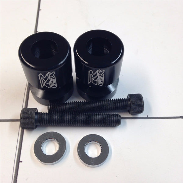 HTT Swingarm Spools Black "GSXR" Engraved Logo For Suzuki GSF1250S/GSX 1300BK/GSX-R 1000/1100/600/750/Rf900/R RF600/R SFV650 /TL1000R/TL1000S