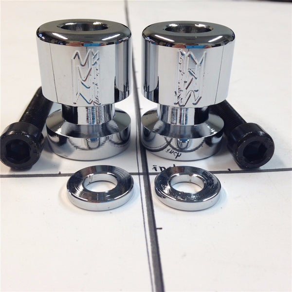 HTT Swingarm Spools Chrome "GSXR" Engraved Logo For Suzuki GSF1250S/GSX 1300BK/GSX-R 1000/1100/600/750/Rf900/R RF600/R SFV650 /TL1000R/TL1000S