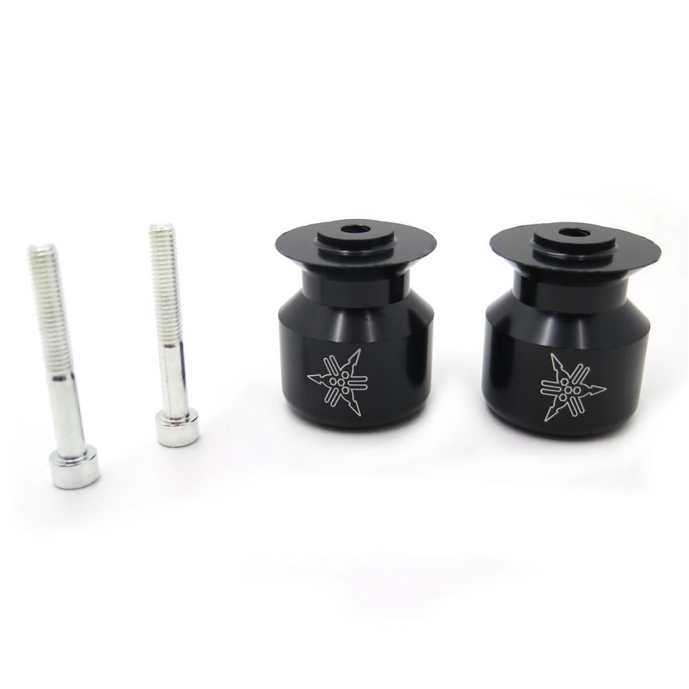 6mm Swingarm Spools Slider For Yamaha Yzf R1 R6 R6S Yzfr1 Yzfr6 Yzfr6S Black