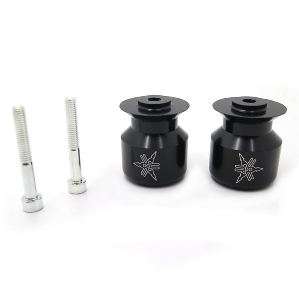 6mm Swingarm Spools Slider For Yamaha Yzf R1 R6 R6S Yzfr1 Yzfr6 Yzfr6S Black