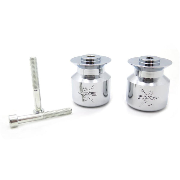 6mm Swingarm Spools Slider for Yamaha YZF R1 R6 R6S YZFR1 YZFR6 YZFR6S Chrome