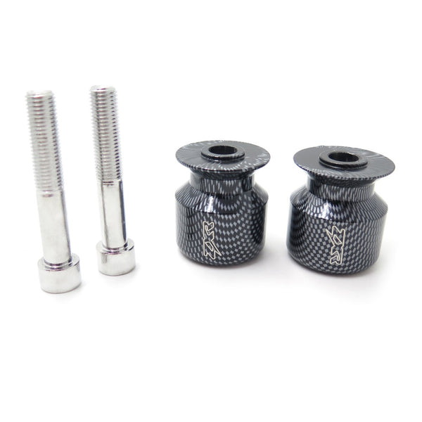 Swingarm Spools 10mm For Kawasaki Ninja 250 Zzr600 650R Z1000 Zrx1200 Zx12R Carbon