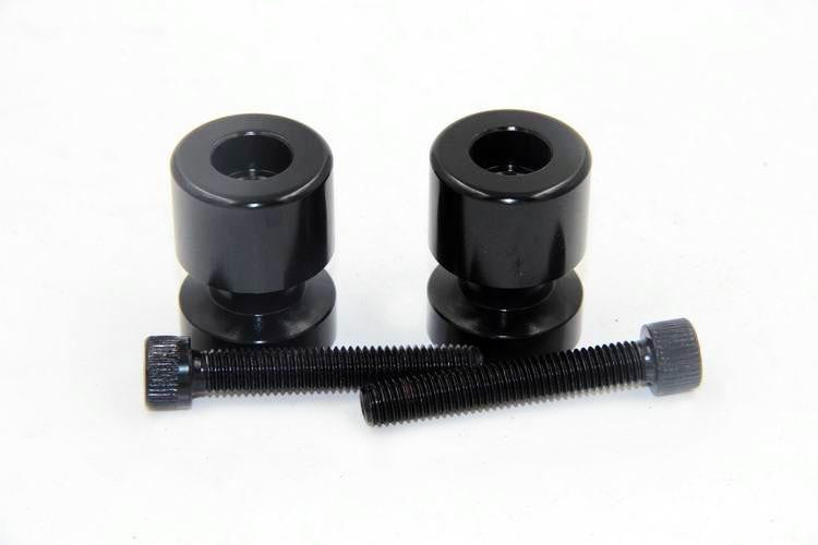 HTT Black Flat Swingarm Spools No logo 8mm Thread For Suzuki GSXR 750 1992-2011/ GSXR 1000 2001-2012/ GSXR 1100 1992-1998/ GSXR 600 1992-2012/ TL1000R 1998-2003