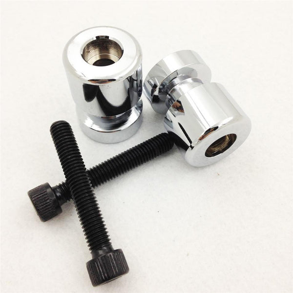 HTT Chrome Flat Swingarm Spools No logo 8mm Thread For Suzuki RF900/R 1994-1997/ GSF1250S Bandit 2007-2009/ GSX 1300BK B-King 2008-2011/ GSX 1300R Hayabusa 1999-2011