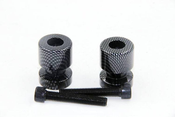 HTT Carbon Flat Swingarm Spools No logo 8mm Thread For Honda CBR954RR 2002-2003/ Suzuki GSXR 1100 1992-1998/ Ducati 749R 2004-2006