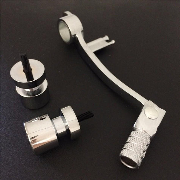 Chromed Brake Pedal Levers / Swingarm Spools Slider for 2007 2008 Yamaha YZF-R1