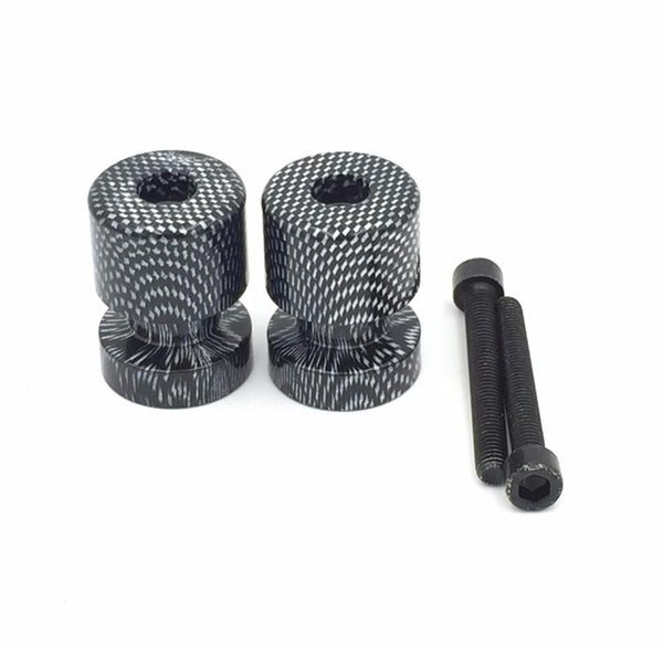HTT Carbon Flat Swingarm Spools No logo 6mm Thread For Yamaha FZ6 2004-2008/ Yamaha FZ8 2011-2012/ Yamaha R1 YZF-R1 1998-2013/ Yamaha FZ8 2011-2012