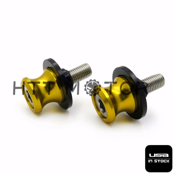 HTTMT- 10mm CNC SwingArm Spools Sliders For Kawasaki Ninja 250R-650R Yamaha YZF/YZR1000