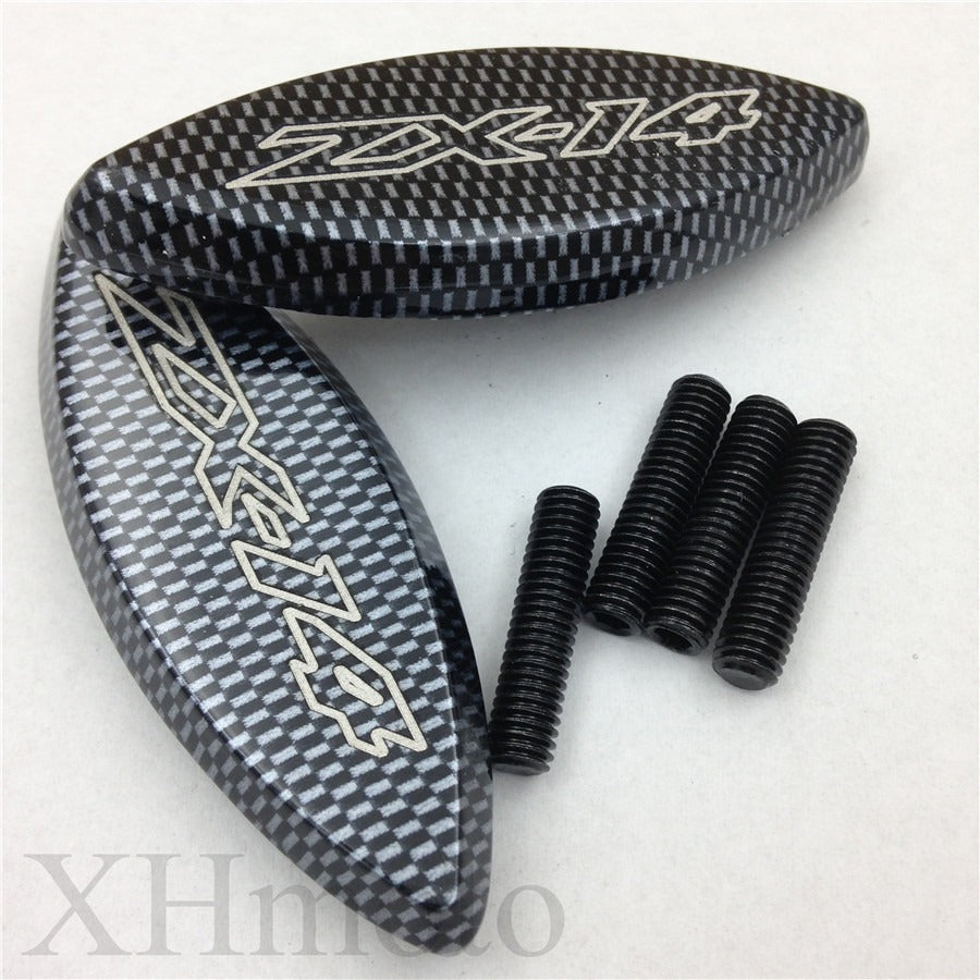 Mirror Block Off For 2006-2009 Kawasaki Ninja Zx-14 Zx14 R Zx-14R Zx1400 Carbon