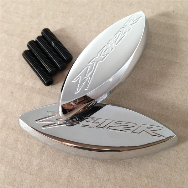 Mirror Base For 2000 2001 2002 2003 2004 2005 2006 Kawasaki Ninja Zx12R Chrome