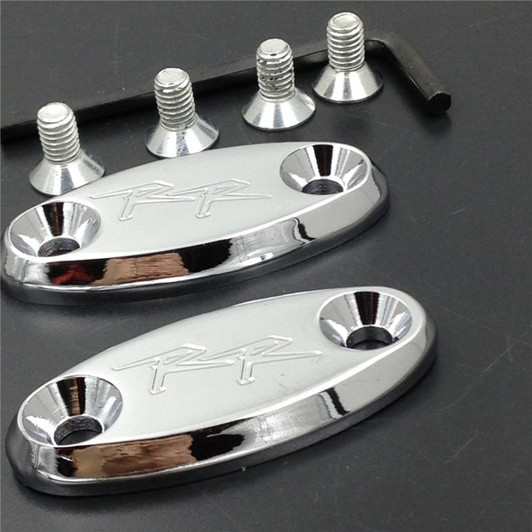 Mirror Block Off Base Plates For Honda Cbr 600 F4 F4I 900 Rr 929 954 1000Rr Chrome
