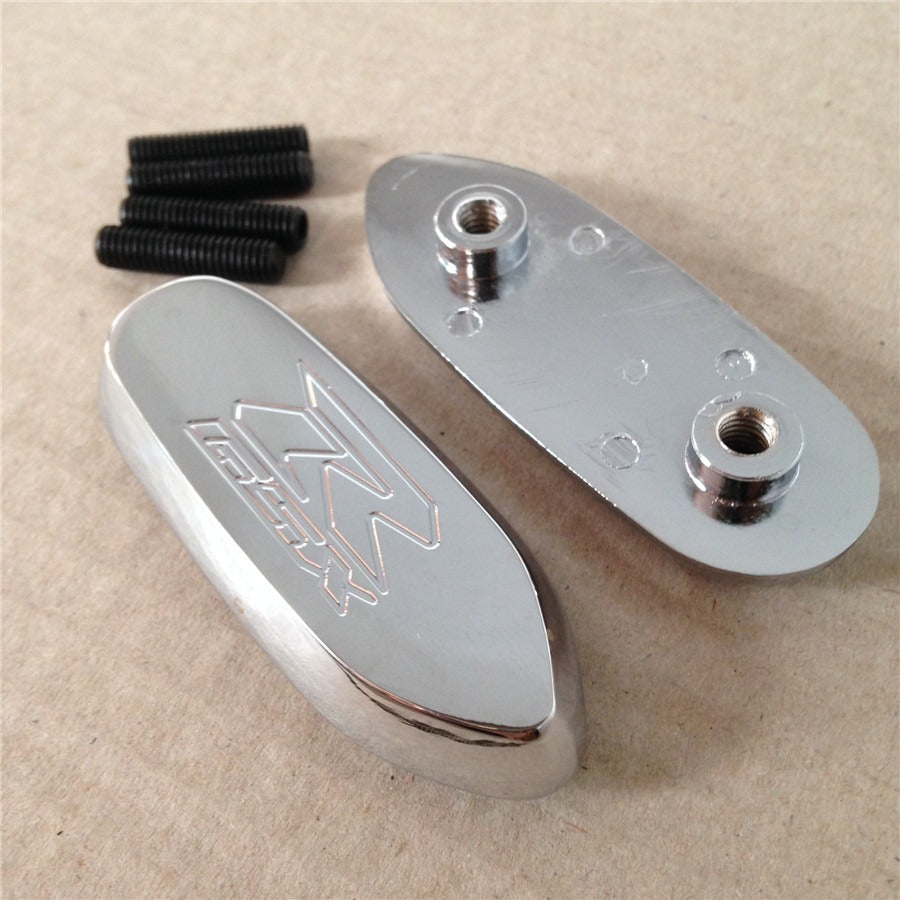 Mirror Block Off Base Plates For Suzuki Gsxr 600 750 1000 Gsx-R 2006-2008 Chrome