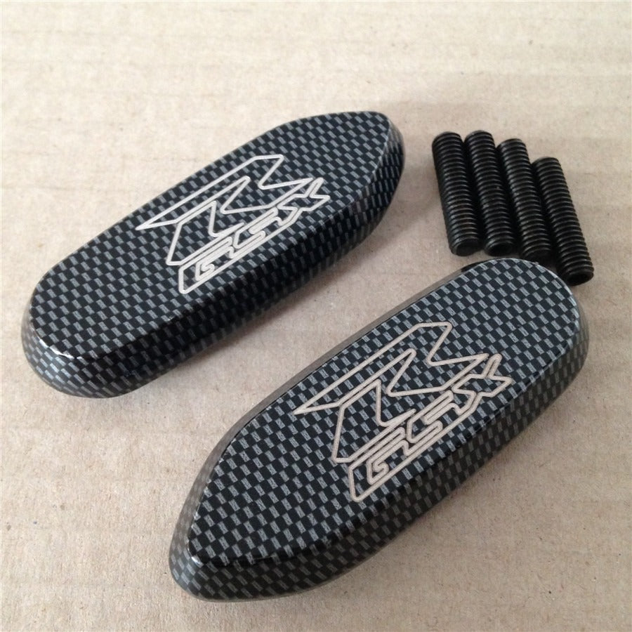 Mirror Block Off Base Plates For Suzuki Gsxr 600 750 1000 Gsx-R 2006-2008 Carbon