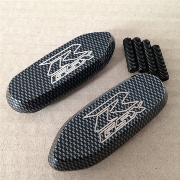 Mirror Block Off Base Plates For Suzuki Gsxr 600 750 1000 Gsx-R 2006-2008 Carbon