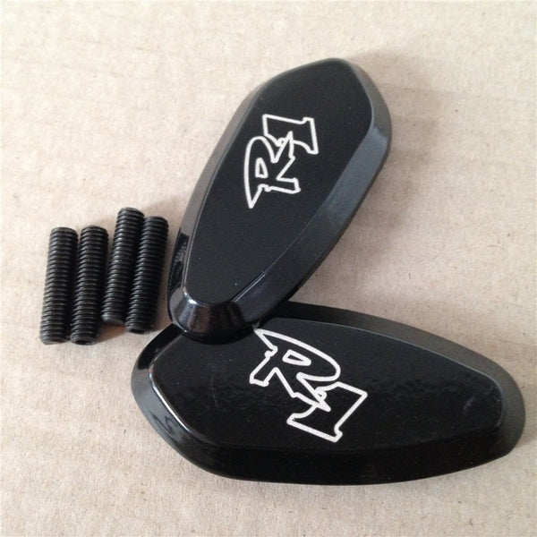 Mirror Block Off Base Plates For 2000-2008 Yamaha R1 Yzf-R1 Yzfr1 Black