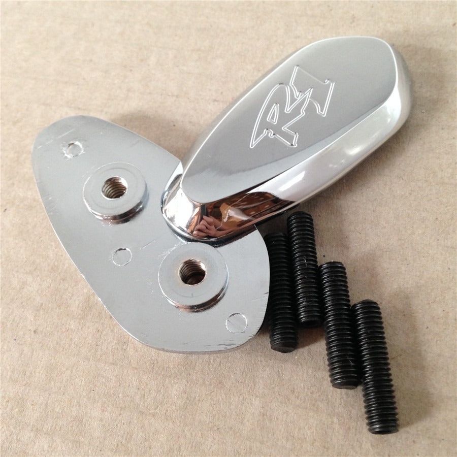 Mirror Block Off Base Plates For 2000-2008 Yamaha R1 Yzf-R1 Yzfr1 Chrome