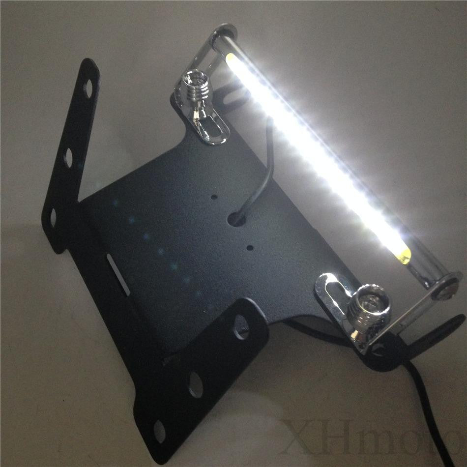 HTT Black LED light Fender Eliminator Tidy Tail No Logo For 2004-2006 Kawasaki Ninja Zx10R Zx-10R