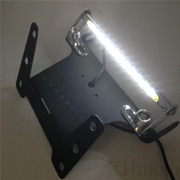 HTT Black LED light Fender Eliminator Tidy Tail No Logo For 2004-2006 Kawasaki Ninja Zx10R Zx-10R