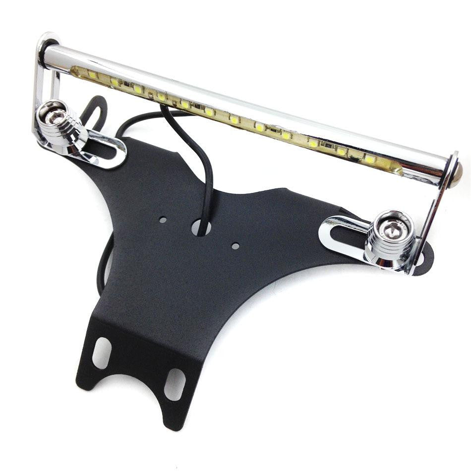 HTT Black LED Light Fender Eliminator Tidy Tail No Logo For 2006-2015 Yamaha Yzf R6 Yzf-R6 Yzfr6