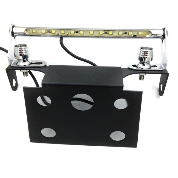 HTT Black Fender Eliminator Tidy Tail w/ LED Light No Logo For 2003-2009 Yamaha Yzf R6S Yzfr6S Yzf-R6S (Fit S Modek Only)