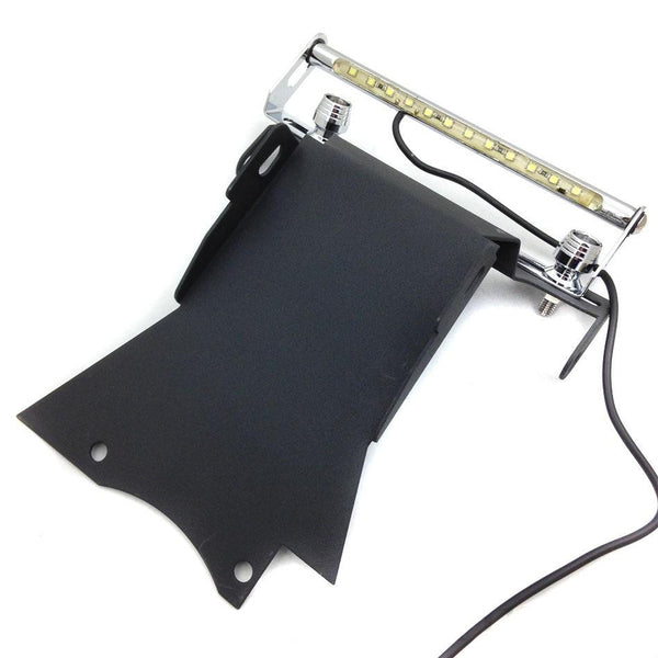 HTT BLACK Fender Eliminator Tidy Tail w/ LED Light No Logo For 2006 2007 2008 Yamaha FZ6 Fazer