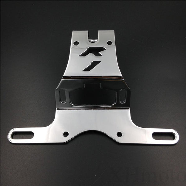 HTT Chrome Fender Eliminator Tidy Tail "R1" Logo For 2004-2015 Yamaha Yzf R1 Yzf-R1 Yzfr1