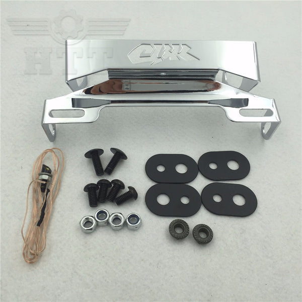HTT Motorcycle Chrome Fender Eliminator Tidy Tail License Plate Tag Bracket Holder "CBR" Logo For 2003 -2006 Honda CBR 600RR/ 2004-2007 Honda CBR 1000RR