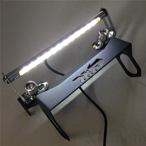 HTT Motorcycle LED Light Black Fender Eliminator Tidy Tail License Plate Tag Bracket Holder "CBR" Logo For 2003 -2006 Honda CBR 600RR/ 2004-2007 Honda CBR 1000RR