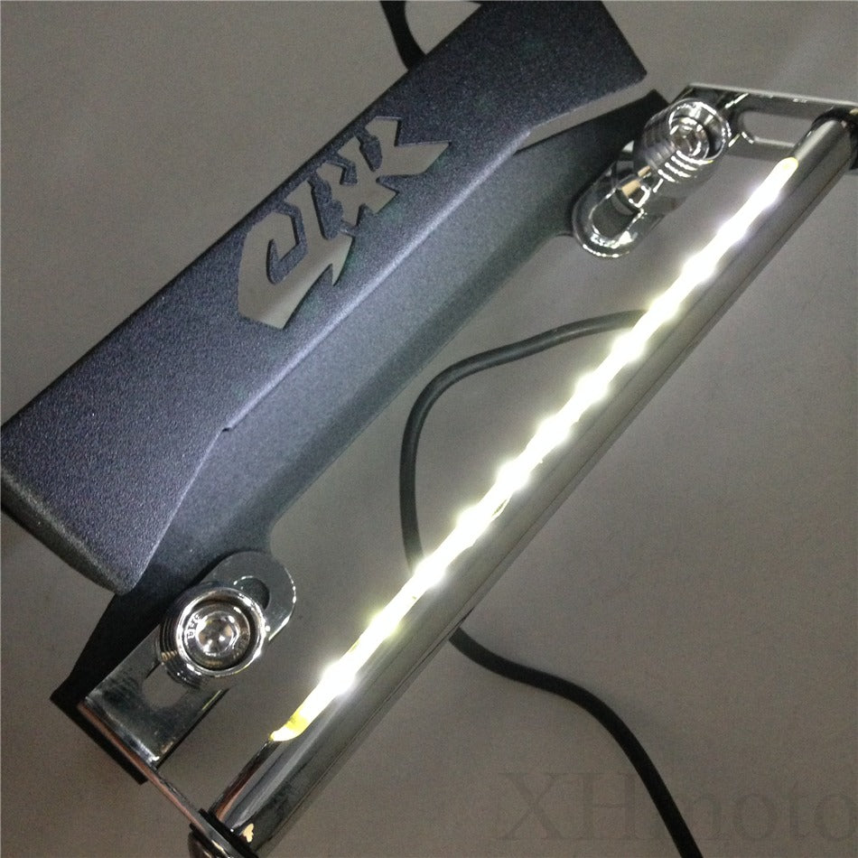 Motorcycle License Plate Holder Tail Tidy Fender Eliminator For Kawasaki Z900RS 2018-2025 - With LED License Plate Light Z900RS Tail Tidy With LED Light 2018-2025
