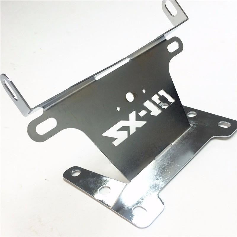HTT Fender Eliminator Tidy Tail "ZX10" Logo Fit For 2004-2006 Kawasaki Ninja Zx10R Zx-10R Chrome