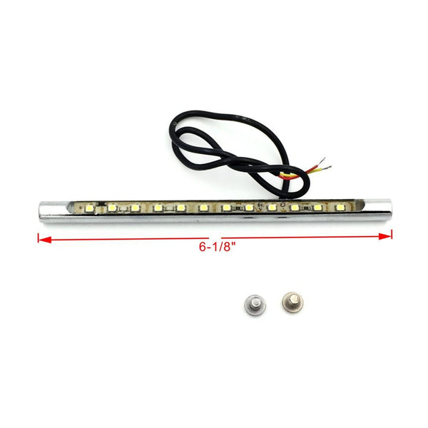 HTT 6-1/8" LED Light For Fender Eliminator Tidy Tail For Universal Motorcycle Honda Yamaha Suzuki Kawasaki