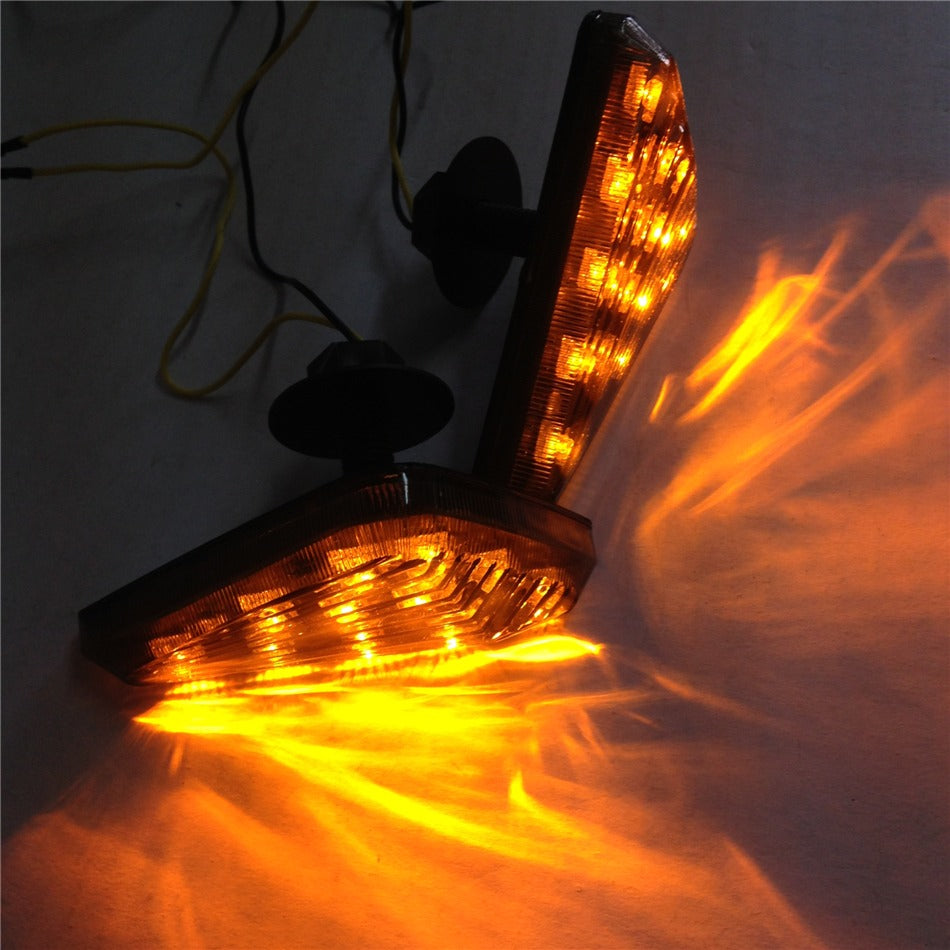 New Smoke Euro Led Flush Mount Turn Signal For Honda Suzuki Kawasaki Yamaha Bike