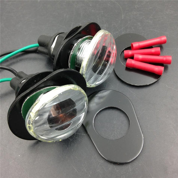 Clear Flush Mount Led Turn Signals Light For Kawasaki Zzr600 Zzr 600 2005 2006